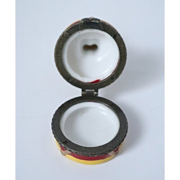 Vintage Porcelain Nutcracker Ring Box Trinket Box - Picture 5 of 5